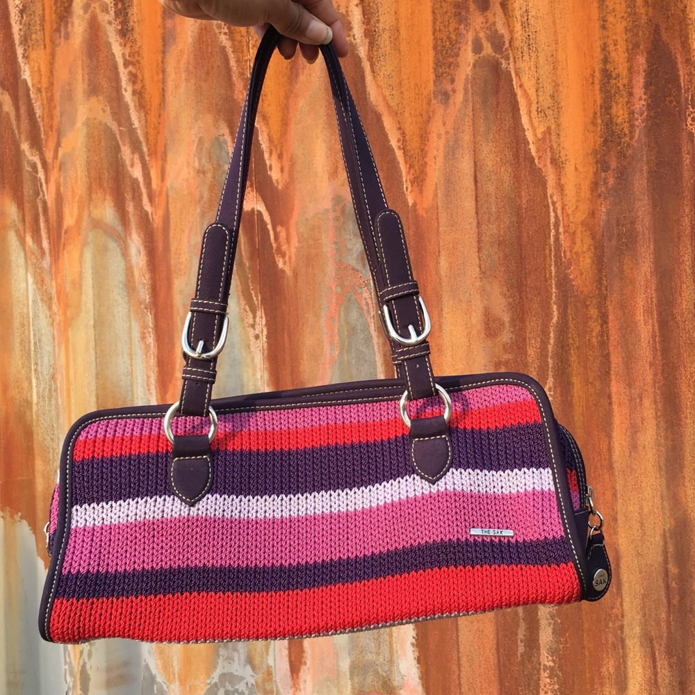 The Sak Knitted striped Purse